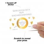 Mothers Day Pregnancy Scratch Off Personalised Card for Mum
