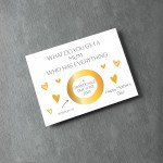 Mothers Day Pregnancy Scratch Off Personalised Card for Mum