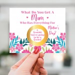 Mothers Day Pregnancy Scratch Off Card for Mum New Grandma 