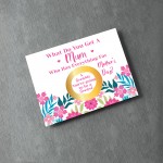 Mothers Day Pregnancy Scratch Off Card for Mum New Grandma 