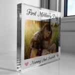 First Mothers Day Gift Personalised Mum Photo Plaque Mothers Day