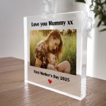 1st Mothers Day Gift Personalised Photo Plaque First Mothers Day