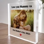 1st Mothers Day Gift Personalised Photo Plaque First Mothers Day