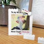 Personalised Gifts For Mum Building Photo Blocks Mothers Day 