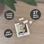 Personalised Gifts For Mum Building Photo Blocks Mothers Day 