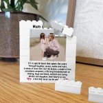 Mum and Daughter Gifts Personalised Building Block Photo Gift