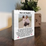 Mum and Daughter Gifts Personalised Building Block Photo Gift