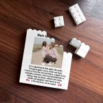 Mum and Daughter Gifts Personalised Building Block Photo Gift
