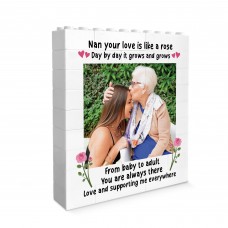 Personalised Gift For Nan For Mothers Day Birthday Photo Block
