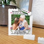 Personalised Gift For Nan For Mothers Day Birthday Photo Block