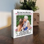 Personalised Gift For Nan For Mothers Day Birthday Photo Block