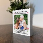 Personalised Gift For Nan For Mothers Day Birthday Photo Block