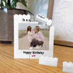 Personalised Mum Birthday Gifts Custom Photo Building Block Gift
