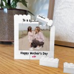 Mothers Day Personalised Photo Gifts For Mum Custom Blocks