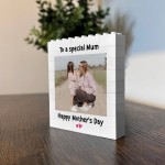 Mothers Day Personalised Photo Gifts For Mum Custom Blocks