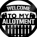 Allotment Sign For Garden Shed Garage Wall Mounted Acrylic Sign