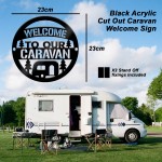 Welcome Sign For Caravan Funny Caravan Gift For Caravan Lover