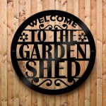 Garden Shed Sign For Garden Signs For Outside Acrylic Plaque