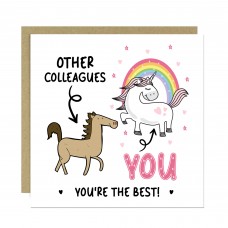 Funny Card For Colleague Thank You Card For Colleague New Job