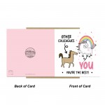 Funny Card For Colleague Thank You Card For Colleague New Job