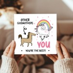 Funny Card For Godmother Thank You Card For Godmother Birthday
