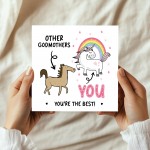 Funny Card For Godmother Thank You Card For Godmother Birthday