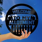 Welcome To My Allotment Sign For Garden Shed Garage Wall Sign