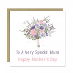 Mothers Day Card To A Special Mum Card For Mothers Day Floral