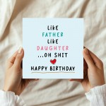 Funny Birthday Card For Dad Or Daughter Dad Birthday Daughter