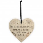 Personalised Wedding Day Gift For Husband Wife Couple Mr & Mrs
