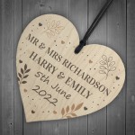 Personalised Wedding Day Gift For Husband Wife Couple Mr & Mrs