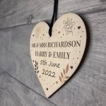 Personalised Wedding Day Gift For Husband Wife Couple Mr & Mrs