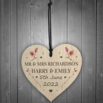 Personalised Mr & Mrs Plaque For Wedding Gift For Husband Wife Personalised Mr & Mrs Plaque For Wedding Gift For Husband Wife