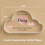 Welcome To The World Gift For Baby Girl Personalised Nursery
