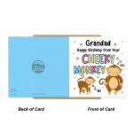 Birthday Card for Grandad From Your Cheeky Monkey Funny Card