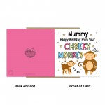 Birthday Card for Mummy From Your Cheeky Monkey Funny Birthday