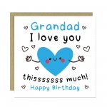 Birthday Card For Grandad With Envelope Happy Birthday Cards