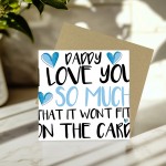 Card For Daddy Birthday With Envelope Fathers Day Cards For Him