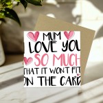 Card For Mum Birthday With Envelope Mothers Day Cards