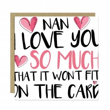 Card For Nan Birthday With Envelope Mothers Day Cards For Nan