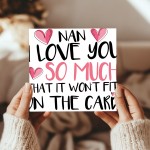 Card For Nan Birthday With Envelope Mothers Day Cards For Nan