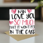 Card For Nan Birthday With Envelope Mothers Day Cards For Nan