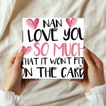 Card For Nan Birthday With Envelope Mothers Day Cards For Nan
