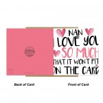 Card For Nan Birthday With Envelope Mothers Day Cards For Nan