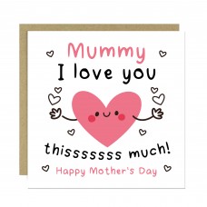 Mothers Day Card For Mummy With Envelope Mothers Day Cards