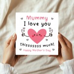 Mothers Day Card For Mummy With Envelope Mothers Day Cards