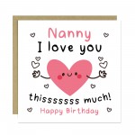 Birthday Card For Nanny With Envelope Cards For Nanny