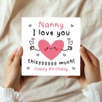 Birthday Card For Nanny With Envelope Cards For Nanny