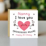 Birthday Card For Nanny With Envelope Cards For Nanny