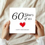 60th Anniversary Card For Husband Wife Grandparents